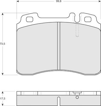 Procodis France PF1271 - Kit de plaquettes de frein, frein à disque cwaw.fr