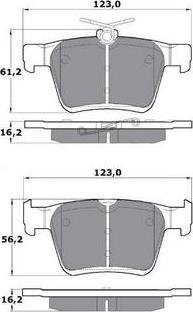 Procodis France PF1705 - Kit de plaquettes de frein, frein à disque cwaw.fr