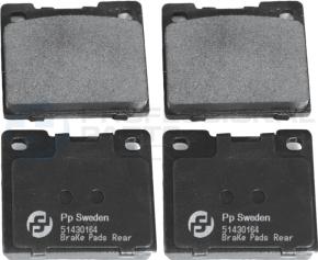 Professional Parts 51430164 - Kit de plaquettes de frein, frein à disque cwaw.fr