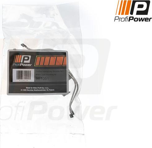 ProfiPower 9B1051 - Kit d'accessoires, plaquette de frein à disque cwaw.fr