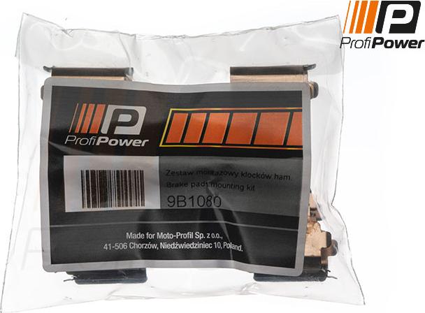 ProfiPower 9B1080 - Kit d'accessoires, plaquette de frein à disque cwaw.fr