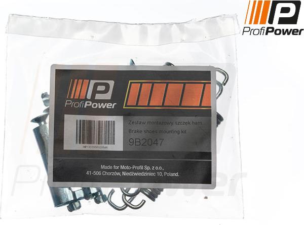 ProfiPower 9B2047 - Kit d'accessoires, mâchoires de frein de stationnement cwaw.fr