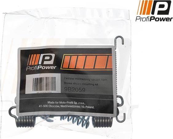 ProfiPower 9B2059 - Kit d'accessoires, mâchoires de frein de stationnement cwaw.fr