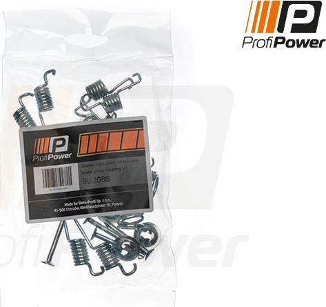 ProfiPower 9B2086 - Kit d'accessoires, mâchoire de frein cwaw.fr