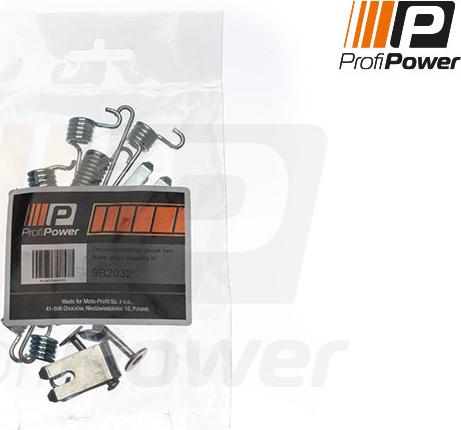 ProfiPower 9B2032 - Kit d'accessoires, mâchoire de frein cwaw.fr