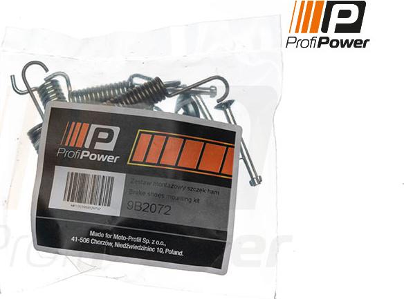 ProfiPower 9B2072 - Kit d'accessoires, mâchoires de frein de stationnement cwaw.fr