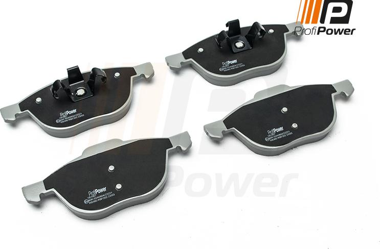 ProfiPower 1B1007 - Kit de plaquettes de frein, frein à disque cwaw.fr