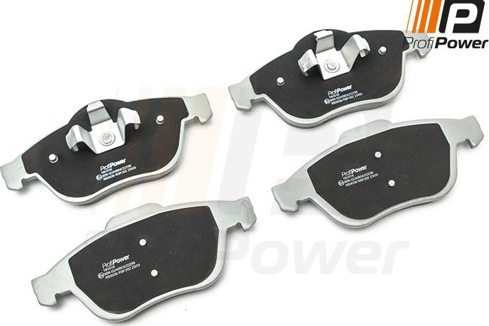 ProfiPower 1B1016 - Kit de plaquettes de frein, frein à disque cwaw.fr