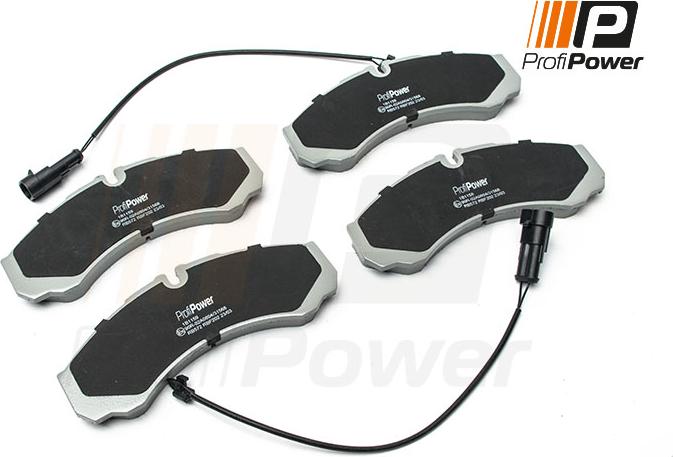 ProfiPower 1B1159 - Kit de plaquettes de frein, frein à disque cwaw.fr