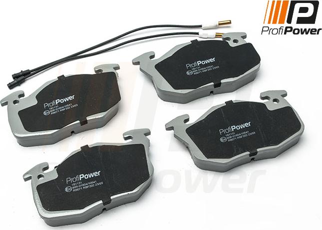 ProfiPower 1B1131 - Kit de plaquettes de frein, frein à disque cwaw.fr