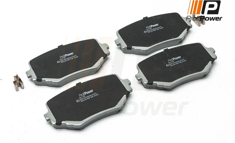 ProfiPower 1B1126 - Kit de plaquettes de frein, frein à disque cwaw.fr