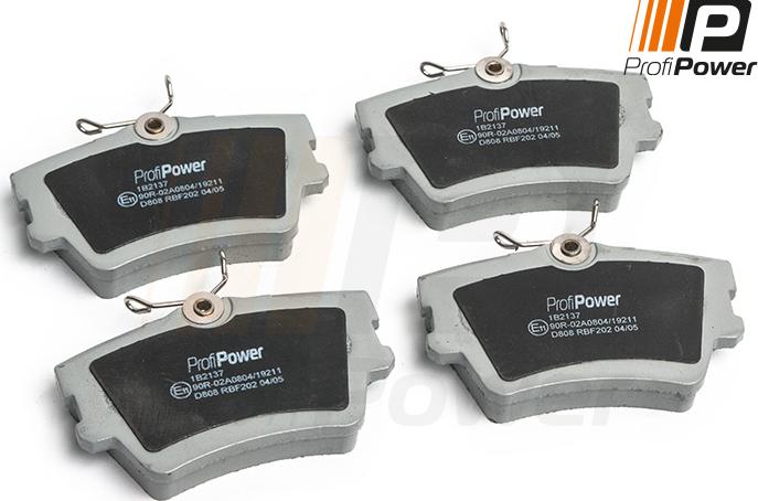 ProfiPower 1B2137 - Kit de plaquettes de frein, frein à disque cwaw.fr