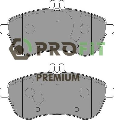 Profit 5005-4199 - Kit de plaquettes de frein, frein à disque cwaw.fr