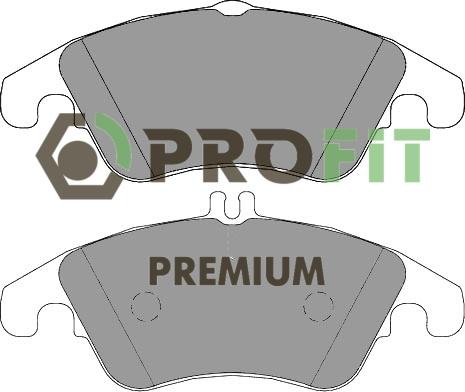 Profit 5005-1979 - Kit de plaquettes de frein, frein à disque cwaw.fr