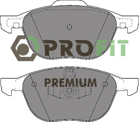 Profit 5005-1594 - Kit de plaquettes de frein, frein à disque cwaw.fr