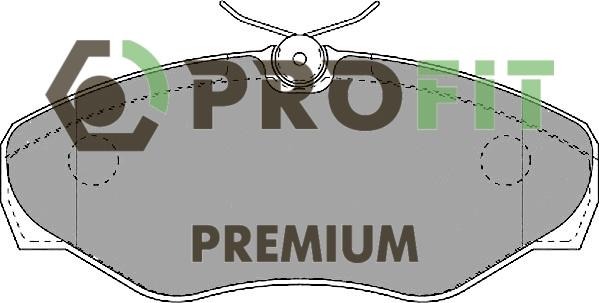 Profit 5005-1515 - Kit de plaquettes de frein, frein à disque cwaw.fr