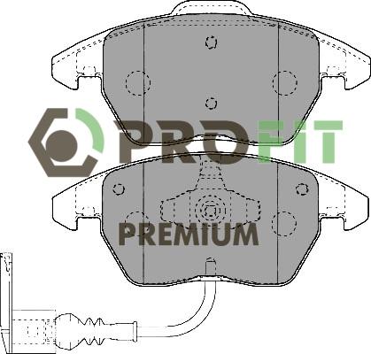 Profit 5005-1641 - Kit de plaquettes de frein, frein à disque cwaw.fr