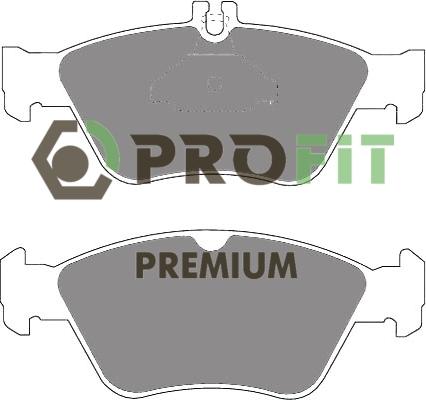 Profit 5005-1049 - Kit de plaquettes de frein, frein à disque cwaw.fr