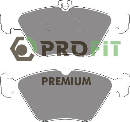 Profit 5005-1050 - Kit de plaquettes de frein, frein à disque cwaw.fr