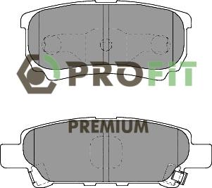 Profit 5005-1839 - Kit de plaquettes de frein, frein à disque cwaw.fr