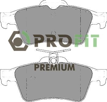 Profit 5005-1766 - Kit de plaquettes de frein, frein à disque cwaw.fr