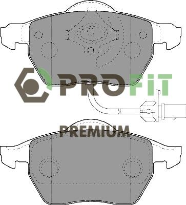 Profit 5005-1717 - Kit de plaquettes de frein, frein à disque cwaw.fr