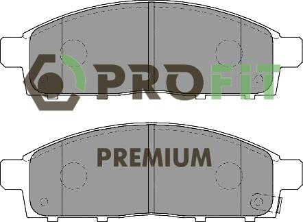 Profit 5005-2016 - Kit de plaquettes de frein, frein à disque cwaw.fr