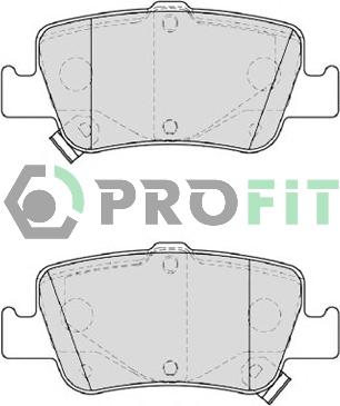 Profit 5000-4048 - Kit de plaquettes de frein, frein à disque cwaw.fr