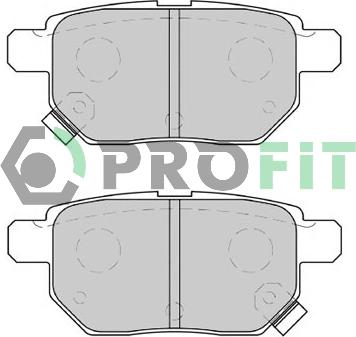 Profit 5000-4042 - Kit de plaquettes de frein, frein à disque cwaw.fr