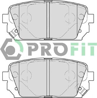 Profit 5000-4193 - Kit de plaquettes de frein, frein à disque cwaw.fr