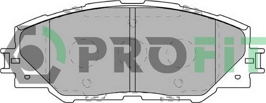 Profit 5000-4136 C - Kit de plaquettes de frein, frein à disque cwaw.fr