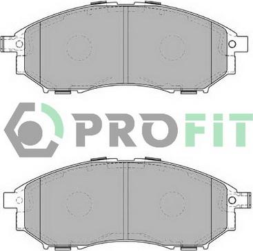 Profit 5000-4177 - Kit de plaquettes de frein, frein à disque cwaw.fr