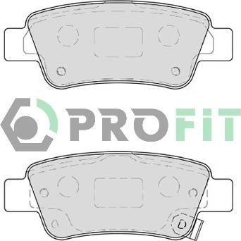 Profit 5000-4233 - Kit de plaquettes de frein, frein à disque cwaw.fr