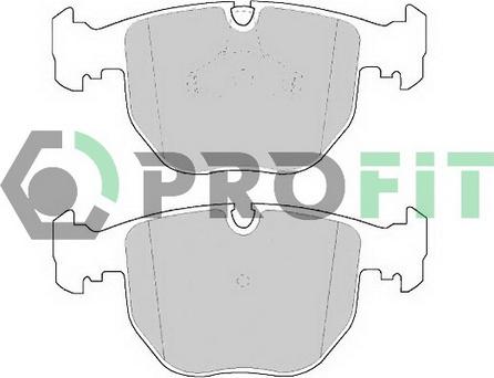 Profit 5000-0997 C - Kit de plaquettes de frein, frein à disque cwaw.fr