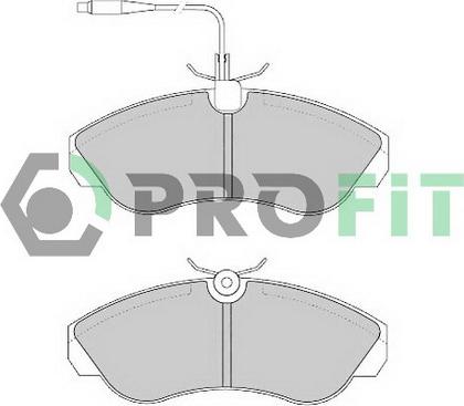 Profit 5000-0968 - Kit de plaquettes de frein, frein à disque cwaw.fr