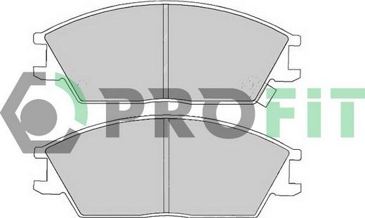 Profit 5000-0435 C - Kit de plaquettes de frein, frein à disque cwaw.fr