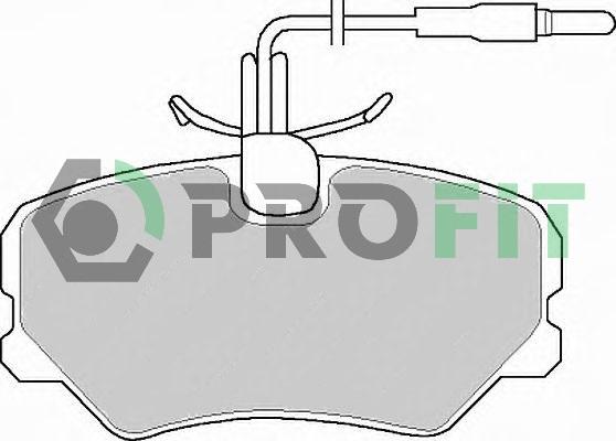 Profit 5000-0540 - Kit de plaquettes de frein, frein à disque cwaw.fr