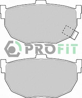 Profit 5000-0638 C - Kit de plaquettes de frein, frein à disque cwaw.fr