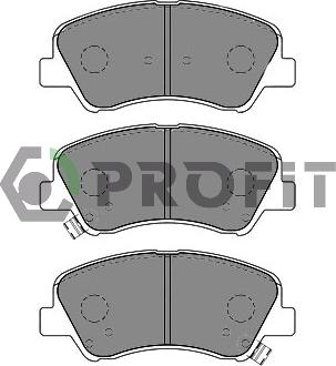 Profit 5000-0625 - Kit de plaquettes de frein, frein à disque cwaw.fr