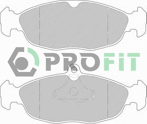 Profit 5000-0732 - Kit de plaquettes de frein, frein à disque cwaw.fr