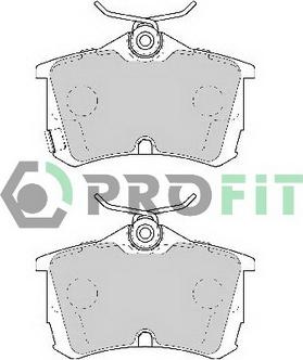 Profit 5000-1506 - Kit de plaquettes de frein, frein à disque cwaw.fr