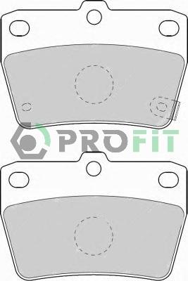 Profit 5000-1531 - Kit de plaquettes de frein, frein à disque cwaw.fr