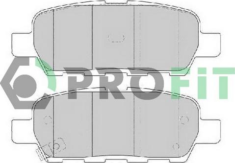 Profit 5000-1693 - Kit de plaquettes de frein, frein à disque cwaw.fr