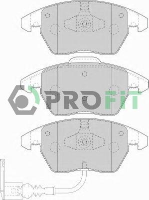 Profit 5000-1641 C - Kit de plaquettes de frein, frein à disque cwaw.fr