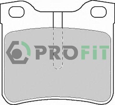 Profit 5000-1044 C - Kit de plaquettes de frein, frein à disque cwaw.fr