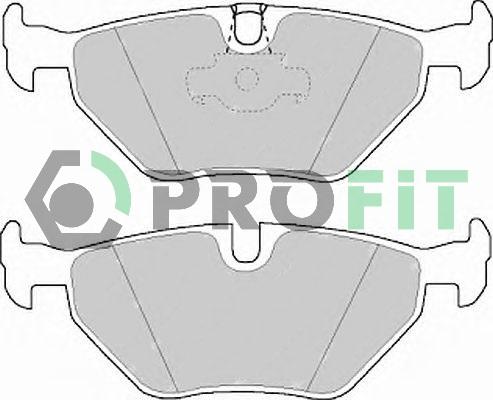 Profit 5000-1075 - Kit de plaquettes de frein, frein à disque cwaw.fr