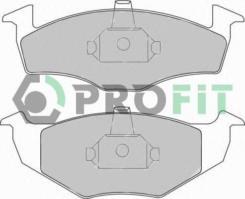 Profit 5000-1101 - Kit de plaquettes de frein, frein à disque cwaw.fr