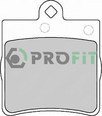 Profit 5000-1311 C - Kit de plaquettes de frein, frein à disque cwaw.fr