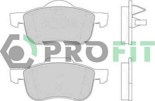 Profit 5000-1382 C - Kit de plaquettes de frein, frein à disque cwaw.fr