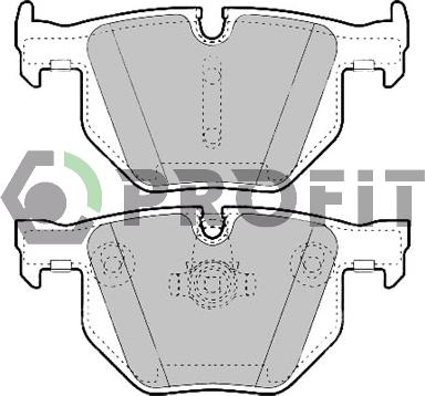 Profit 5000-1748 - Kit de plaquettes de frein, frein à disque cwaw.fr